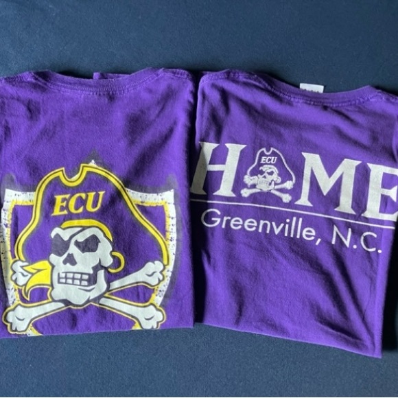 Eastern Carolina University Pirates t-shirt bundle - Picture 1 of 13